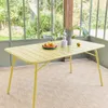 sweeek - Klappbarer Gartentisch aus Stahl für 6 Personen - Produktbild-Vorschau 3