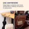 kwmobile Taschenhalter für Tisch - 2x Handtaschenhalter für Produktbild-Vorschau 6