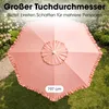 Mica Decorations Neigbarer Sonnenschirm mit Rüschen - Produktbild-Vorschau 6