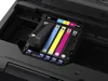 A close-up view of the ink cartridges inside a printer. Náhled obrázku produktu