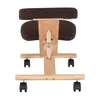 Kondela Ergonomischer Kniestuhl Flonet - braun / buche Produktbild-Vorschau 6