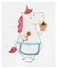 Mr. & Mrs. Panda Babydecke Einhorn Küche - Weiß - Geschenk, Produktbild-Vorschau 1
