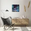 Wanduhr - Quadrat - Glasuhr - Abstraktion modern - 40x40cm Produktbild-Vorschau 6