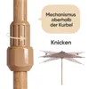 Sekey  Sonnenschirm Ø300cm Holzoptik Gartenschirm Produktbild-Vorschau 5