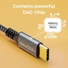 deleyCON 1,5m USB-C auf 3,5mm Audio AUX Kabel Adapter Produktbild-Vorschau 7