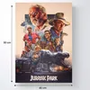 Malen nach Zahlen mit einem Rahmen Jurassic Park Gemälde Produktbild-Vorschau 3