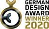 A graphic award logo for the German Design Award Winner 2020. Produktbild-Vorschau