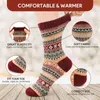 Set van 5 Dames Thermische Sokken in Vintage Stijl Productafbeelding-voorbeeld 2