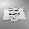 Bild auf Leinwand - Leinwandbild - 3 Teile - Hakuna Mama Produktbild-Vorschau 2