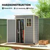 Outsunny Gerätehaus Kunststoff 1,14m² 151 x 92 x 193cm Produktbild-Vorschau 5
