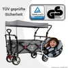 FUXLIFE by FUXTEC Skladací vozík FX-CT800 Komfort – sivý | Náhľad obrázku produktu 5