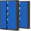 2er Set Aktenschrank XXL C001II Büroschrank Metallschrank Produktbild-Vorschau 1
