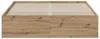 vidaXL Rám postele s úložným priestorom Artisan dub 160 x Náhľad obrázku produktu 4