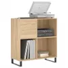 vidaXL Skrinka na taniere Sonoma dub 84,5x38x89 cm odvodený Náhľad obrázku produktu 3