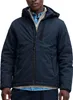 A man wearing a blue jacket and tan vest. Produktbild-Vorschau