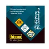 Marketing image for a string of LED lights, showing features and brand. Produktbild-Vorschau