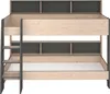 Etagenbett Leo inkl. Matratzenauflagen - Eiche/grau Produktbild-Vorschau 8