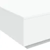 vidaXL Tavolino da salotto bianco 80x80x31 cm in materiale Anteprima dell’immagine prodotto 9
