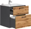 Waschbeckenunterschrank Vicco Lanco Anthrazit/Goldkraft Produktbild-Vorschau 7