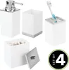 mDesign Badzubehör Zahnbürstenhalter Seifenspender Produktbild-Vorschau 3