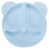 Plats en silicone pour enfants ours en peluche bleu vif 4el Voir les images du produit 8