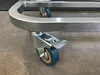 Doppel Müllsackständer mit Deckel und 4 Rollen | Metall Produktbild-Vorschau 3