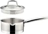 A stainless steel saucepan and its lid are shown against a white background. Náhled obrázku produktu