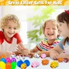 24er Set Ostereier mit Aufzieh-Tier Spielzeug – Bunte Produktbild-Vorschau 4