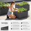 tectake Hochbeet Salvia verzinkter Stahl 80x80x62cm 380L Produktbild-Vorschau 2