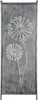 Stele Metall grau Sichtschutz XXL "Pusteblume" H202xB64cm Produktbild-Vorschau 1