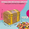Premium piñata in de vorm van een schatkist, zelf te vullen Productafbeelding-voorbeeld 2