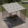 Blumfeldt Tonnelle 3x3m, Tonnelle de Jardin Extérieur avec Voir les images du produit 7