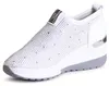 topschuhe24 2711 Damen Keil Sneaker Glitzer Slipper, Produktbild-Vorschau 2