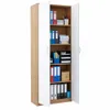 Meblando Bücherregal Simple R5 Sonoma-Eiche/Weiß, Produktbild-Vorschau 2