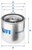 Kraftstofffilter UFI 24.352.00 für PIAGGIO Quargo Produktbild-Vorschau 1