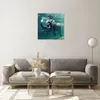 Bilder auf glas - Elefant Tier Wasser - 50x50cm - Produktbild-Vorschau 7