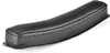 A black leather headphone headband cushion on a white background. Produktbild-Vorschau