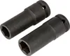 Two black impact sockets are shown against a white background. Produktbild-Vorschau