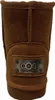 The back view of a brown boot. Produktbild-Vorschau