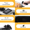 A collage of images showcasing different features of a deep fryer. Produktbild-Vorschau