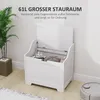 HOMCOM Cassapanca, contenitore, contenitore per cuscini con Anteprima dell’immagine prodotto 4