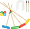 Hengda Krocket Spiel für 4 Spieler Croquet Set Outdoor Produktbild-Vorschau 8