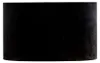 Samtlampenschirm Schwarz Oval 25 16 15 Produktbild-Vorschau 4