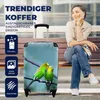 MuchoWow® Koffer Handgepäck Trolley Rollkoffer Kleine Produktbild-Vorschau 2