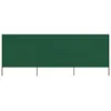 vidaXL 3 pezzi di tessuto frangivento 400 x 80 cm Verde Anteprima dell’immagine prodotto 6