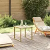 vidaXL Tavolo in legno naturale 50,5 x 50 x 46 cm in pino Anteprima dell’immagine prodotto 2