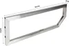 A silver-colored metal bracket with dimensions indicated by text overlays. Produktbild-Vorschau