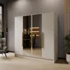 Drehtürenschrank LARO 200 cm Moderner Kleiderschrank mit Produktbild-Vorschau 1