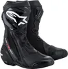 A pair of black motorcycle boots. Podgląd zdjęcia produktu