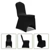 The Living Store Stretch-Stuhlhussen 100 Stk. Schwarz Produktbild-Vorschau 7